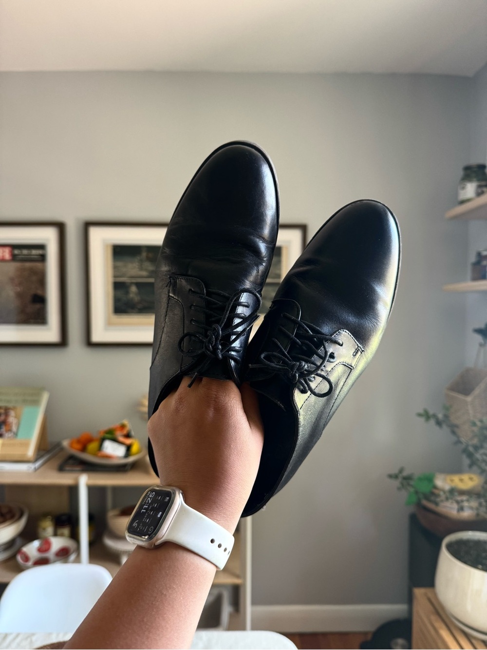 Little Burgundy Lace Up Loafers/Oxford Shoes